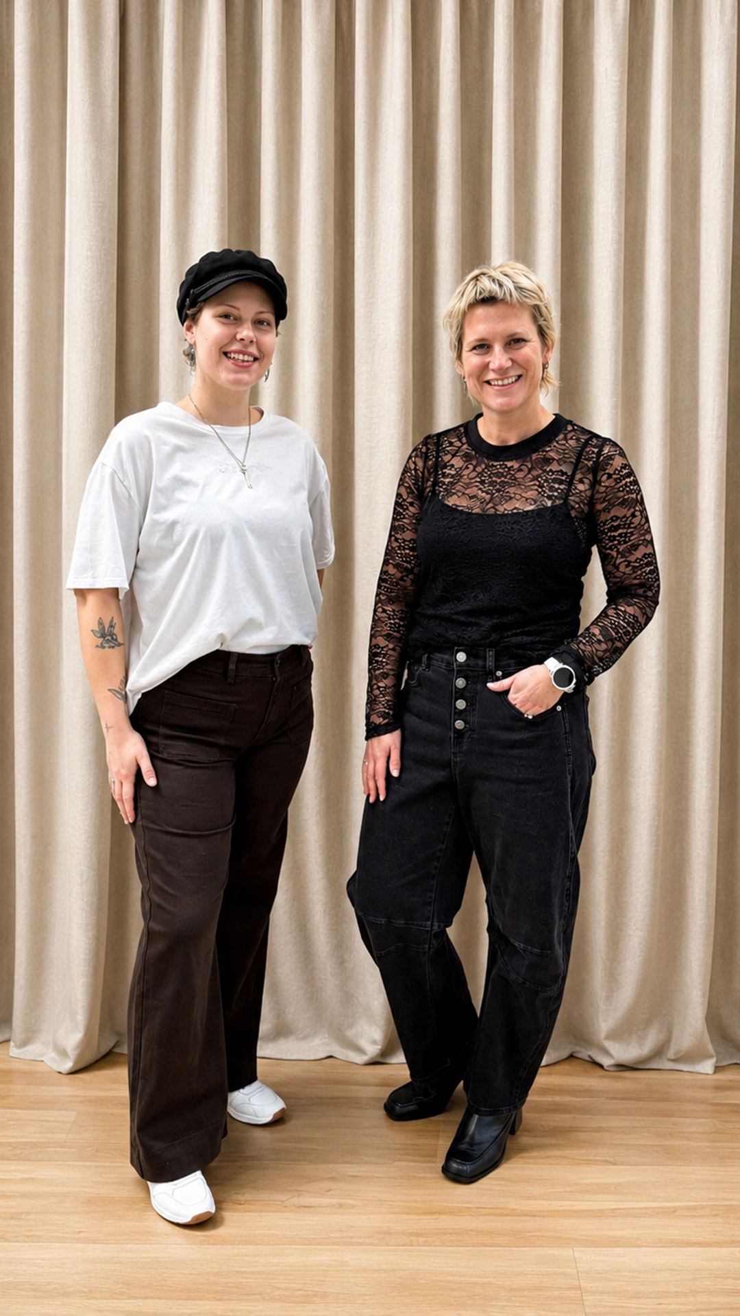 style items clothing on different bodies